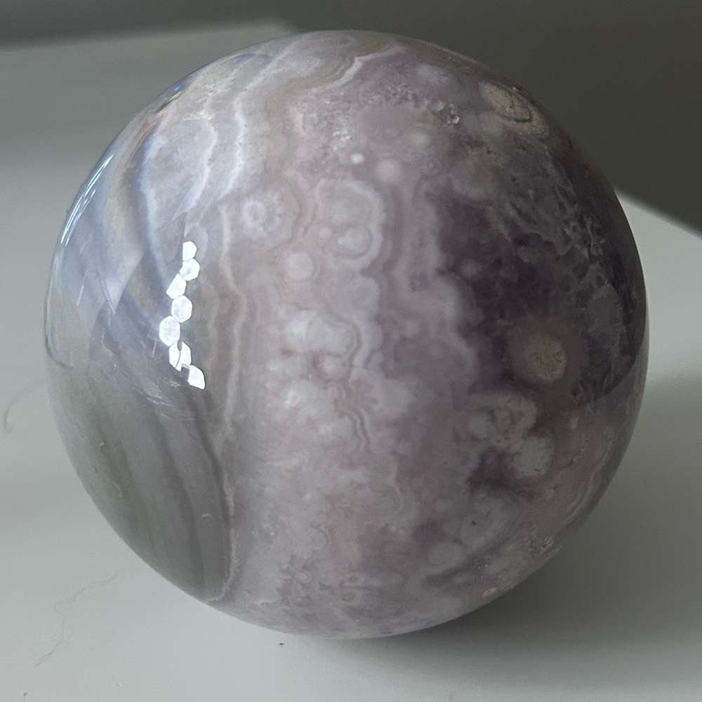 Large unique agate sphere